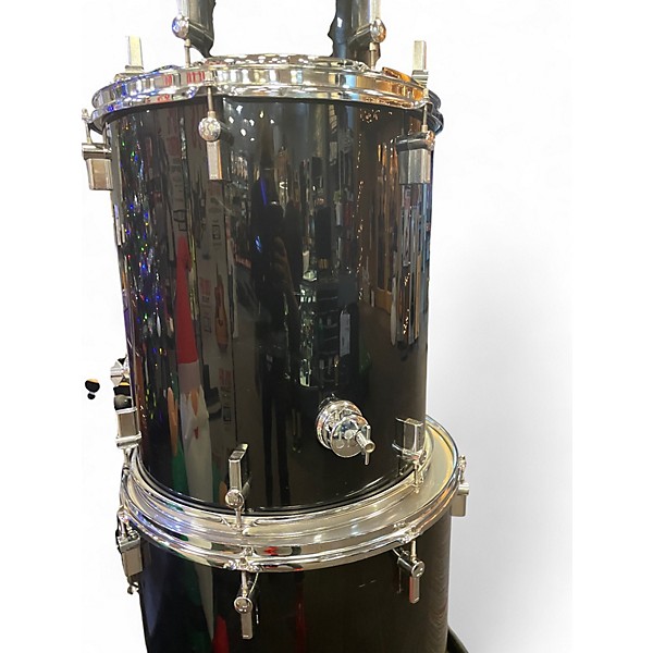 Used SONOR 4 Piece Phil Rudd 4 Piece Black Drum Kit