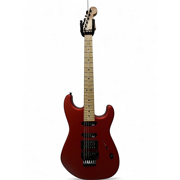 Used 2021 Charvel SD1 HSS Chrome Red Solid Body Electric Guitar