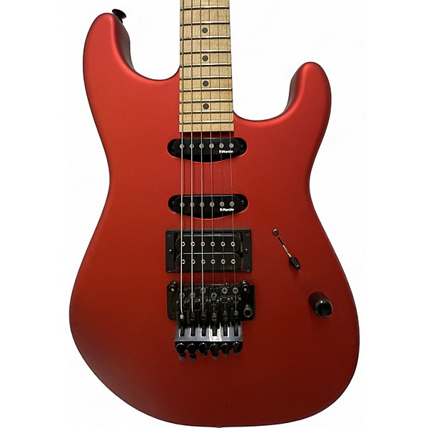 Used 2021 Charvel SD1 HSS Chrome Red Solid Body Electric Guitar