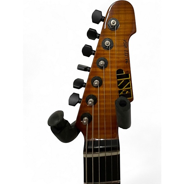 Used 2018 ESP USA M-III TEA SUNBURST Solid Body Electric Guitar