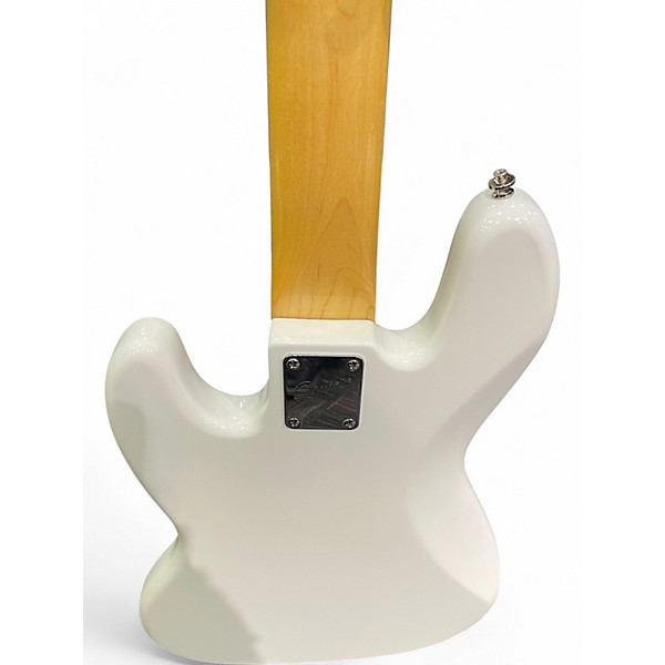Used Squier Vintage Modified Jazz Bass V Olympic White Electric Bass Guitar