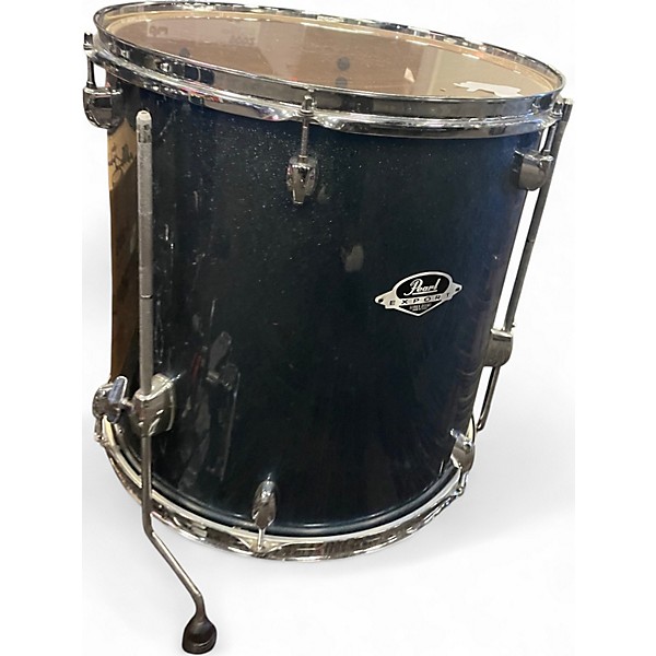 Used Pearl 8 Piece Export Blue Drum Kit