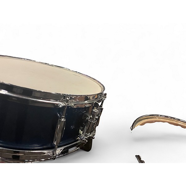 Used Pearl 8 Piece Export Blue Drum Kit