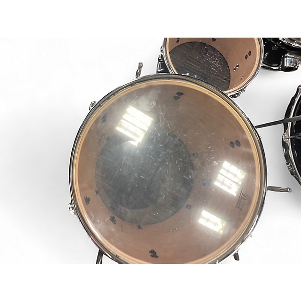 Used Pearl 8 Piece Export Blue Drum Kit