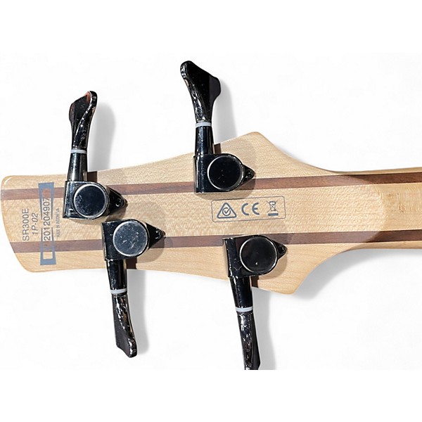 Used Ibanez SR300E Iron Pewter Electric Bass Guitar