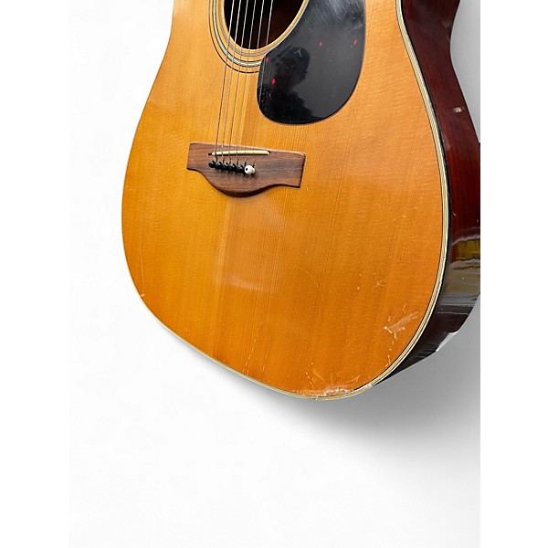 Vintage 1973 Yamaha FG-180 Natural Acoustic Guitar
