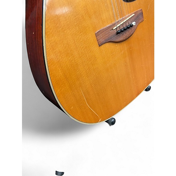 Vintage 1973 Yamaha FG-180 Natural Acoustic Guitar