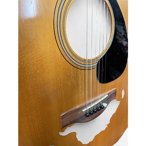 Vintage 1973 Yamaha FG-180 Natural Acoustic Guitar