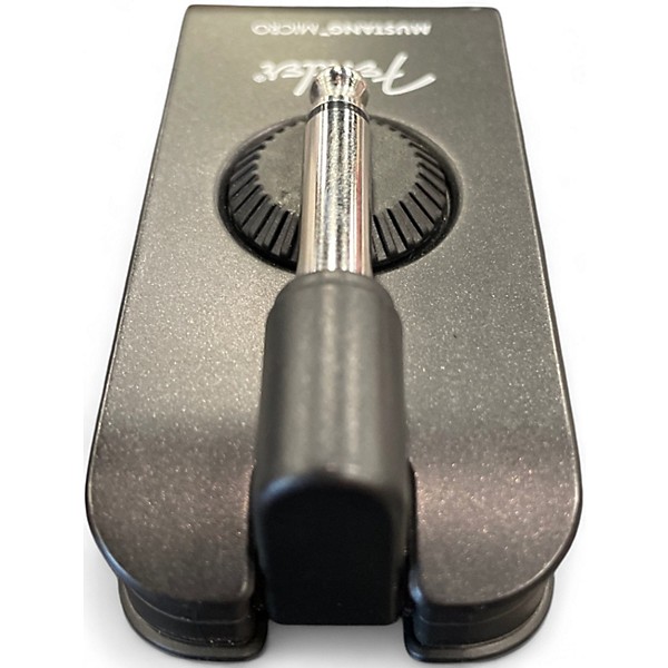 Used Fender Mustang Micro Guitar Headphone Amp Black Battery Powered Amp