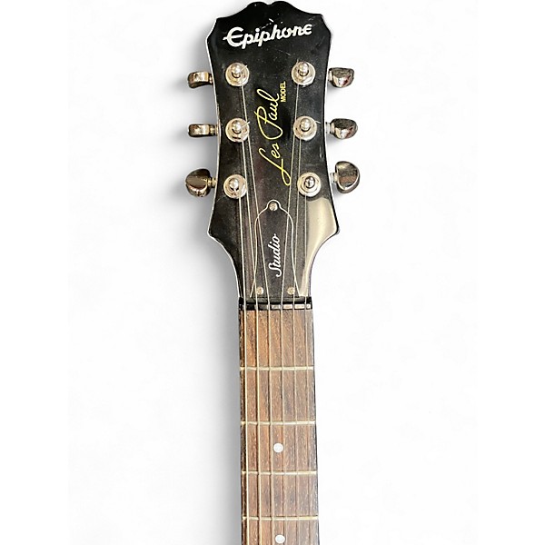 Used Epiphone Les Paul Studio Alpine White Solid Body Electric Guitar