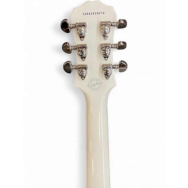 Used Epiphone Les Paul Studio Alpine White Solid Body Electric Guitar