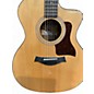 Used Taylor 214CE PLUS Natural Acoustic Electric Guitar