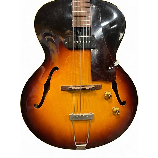 Vintage 1957 Gibson ES 125 Tobacco Sunburst Hollow Body Electric Guitar