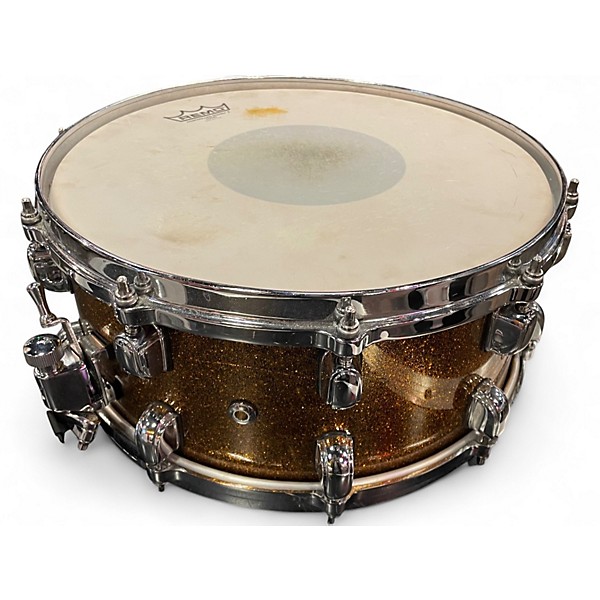 Used TAMA 14X6 Starclassic Snare GOLD SPARKLE Drum