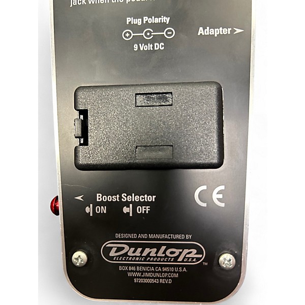 Used Dunlop 535QC Chrome Cry Baby Wah Effect Pedal