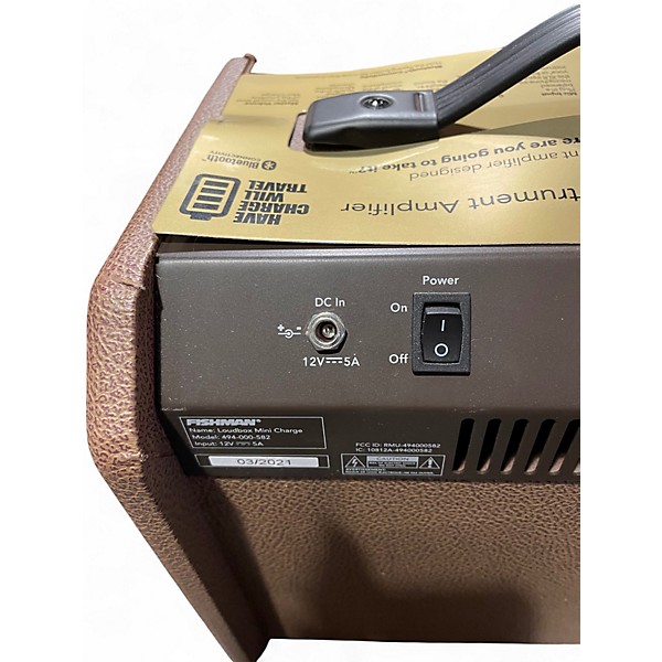 Used Fishman LOUDBOX MINI CHARGE Acoustic Guitar Combo Amp