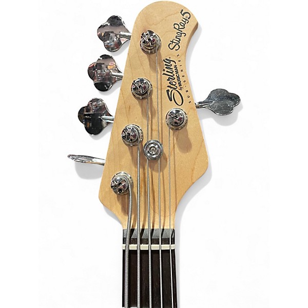 Used Sterling by Music Man STING RAY 5 Black Electric Bass Guitar