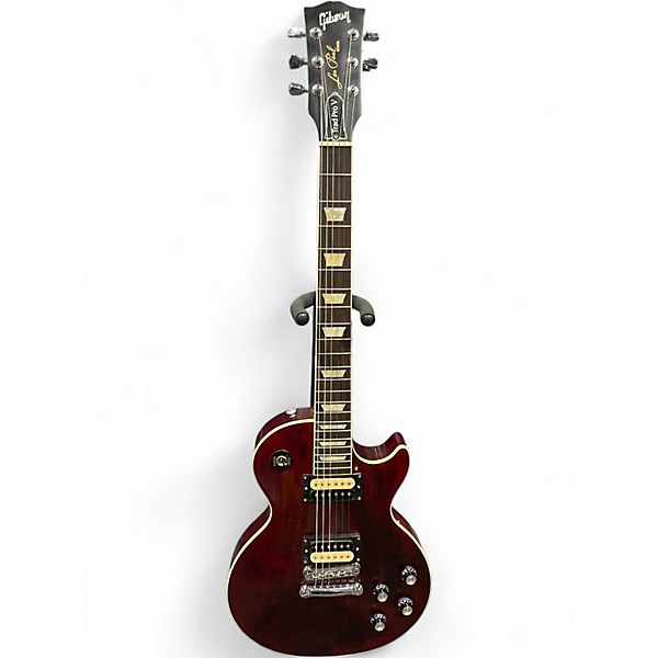 Used Gibson LES PAUL TRADITIONAL PRO V WINE RED Solid Body Electric Guitar