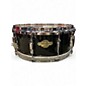 Used Pearl 14X6.5 Masters Studio Snare Black Drum thumbnail