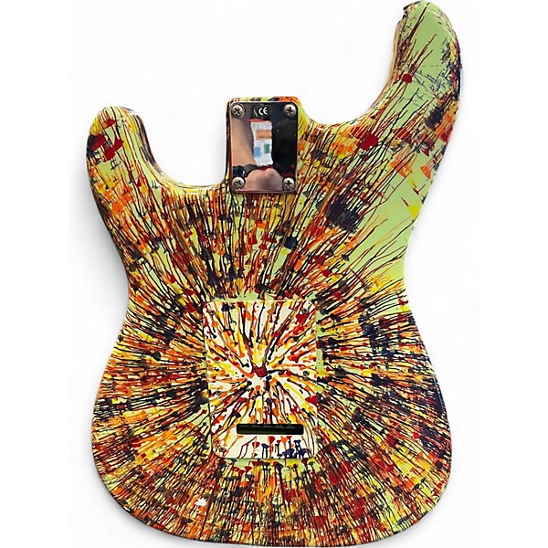 Used Fender Splattercaster Stratocaster Surf Green Solid Body Electric Guitar