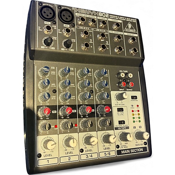 Used Behringer Xenyx 802 Unpowered Mixer