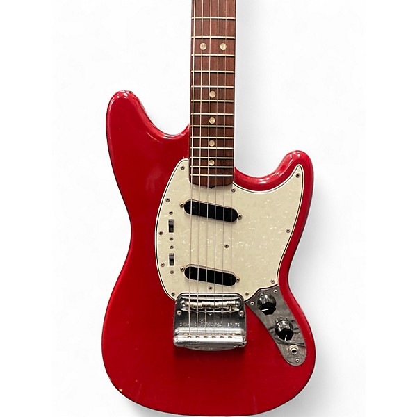 Vintage 1966 Fender Mustang Dakota Red Solid Body Electric Guitar