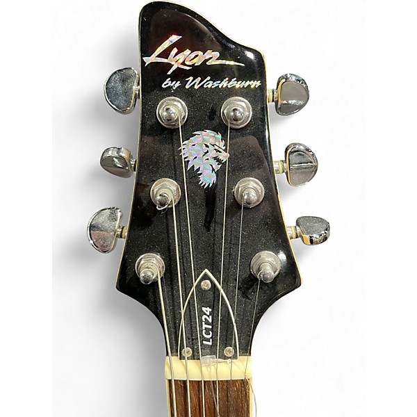 Used Washburn LYON LCT24 Trans Gray Solid Body Electric Guitar