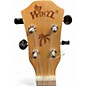 Used Winzz AU-COO-DGR TV Silver Ukulele