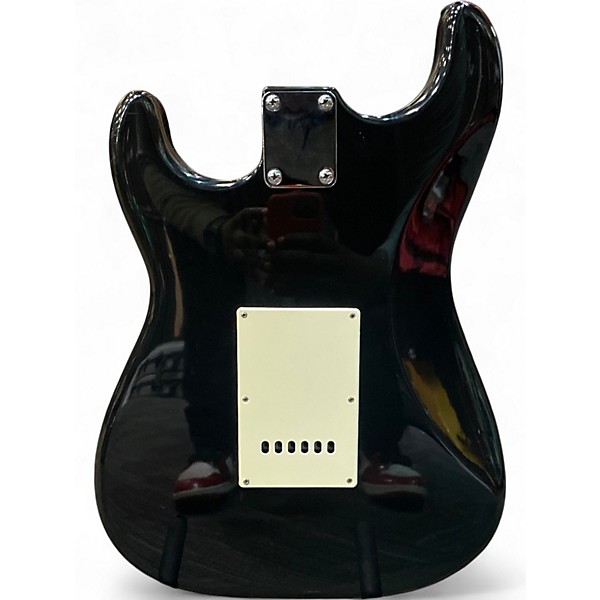 Used Fender Standard Stratocaster Black Solid Body Electric Guitar