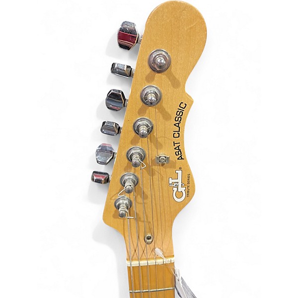 Used G&L ASAT Classic Tribute Thinline 2 Tone Sunburst Hollow Body Electric Guitar