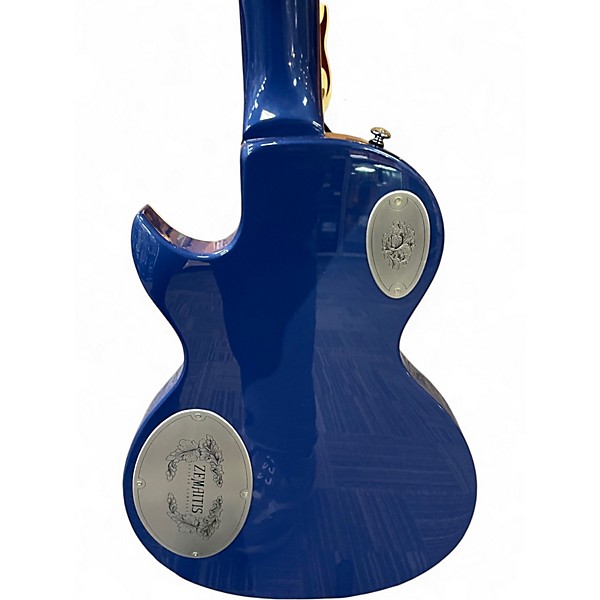 Used Zemaitis SUPERIOR 24 Blue Solid Body Electric Guitar