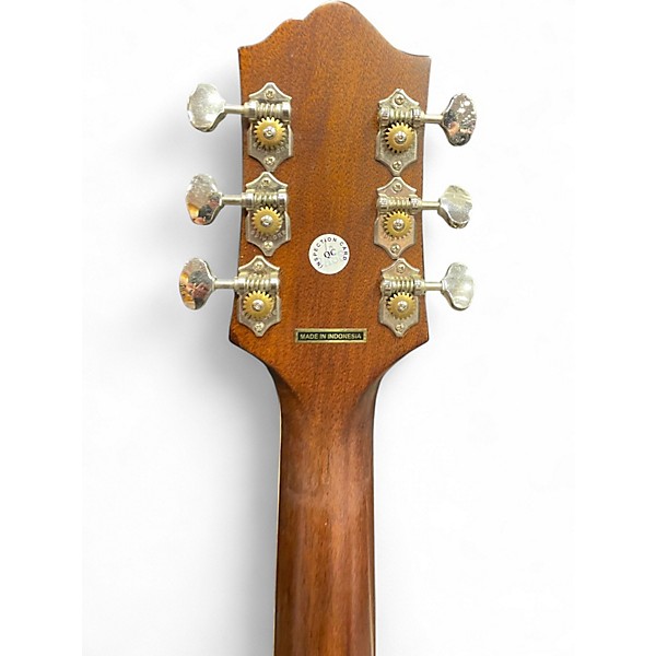 Used Epiphone Masterbuilt DR-500MCE Natural Acoustic Electric Guitar