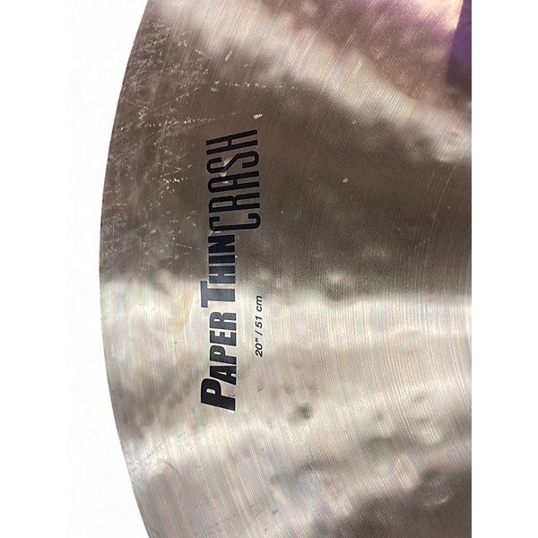 Used Zildjian 20in K Paper Thin Cymbal