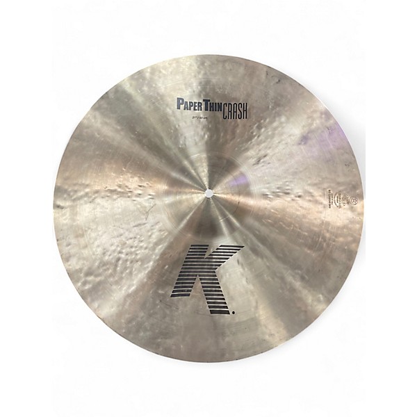 Used Zildjian  21in K Paper Thin Crash Cymbal