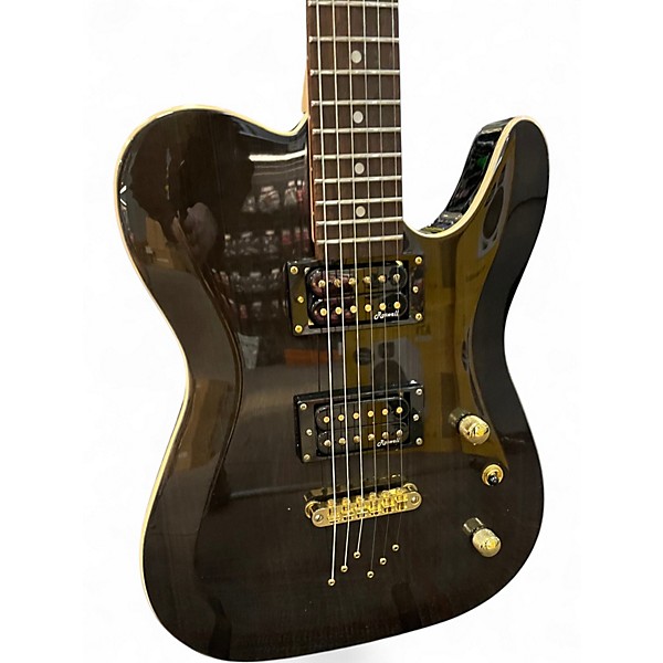 Used Harley Benton TE-40 Black Solid Body Electric Guitar