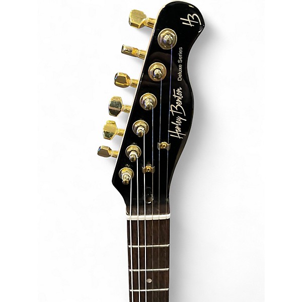 Used Harley Benton TE-40 Black Solid Body Electric Guitar