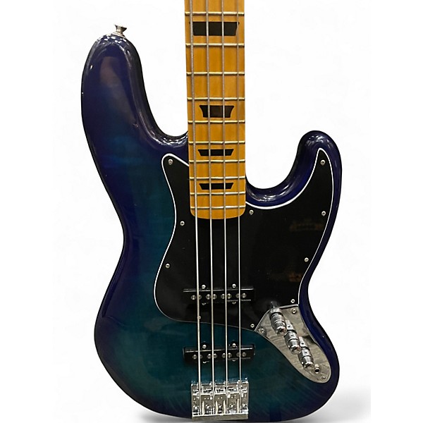 Used Fender Player Jazz Bass Blue Burst Electric Bass Guitar