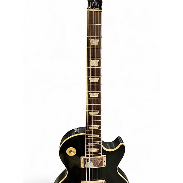 Used Gibson Les Paul Standard Ebony Solid Body Electric Guitar