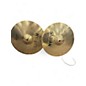 Used SABIAN 14in AA Medium Hi Hat Pair Brilliant Cymbal thumbnail