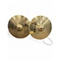 Used SABIAN 14in AA Medium Hi Hat Pair Brilliant Cymbal