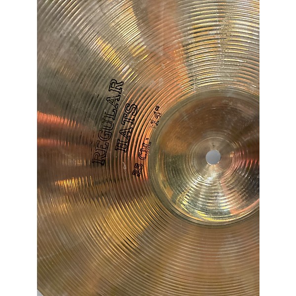 Used SABIAN 14in AA Medium Hi Hat Pair Brilliant Cymbal