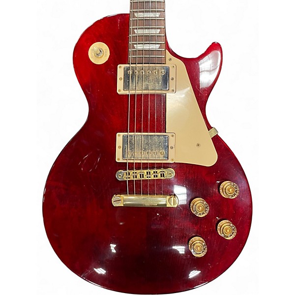 Used Gibson Les Paul Studio Cherry Solid Body Electric Guitar