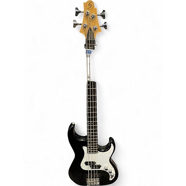 Used Greg Bennett Design by Samick CORSAIR MCR-1 Black Electric Bass Guitar