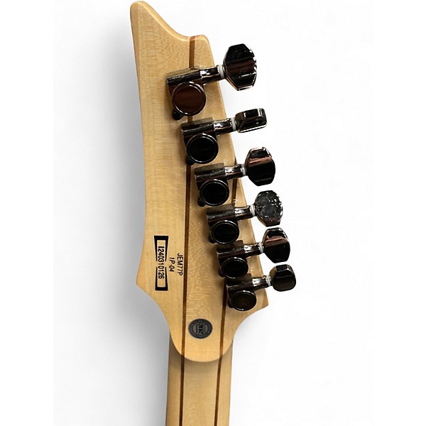 Used Ibanez JEM77P Prestige Blue Floral Pattern Solid Body Electric Guitar