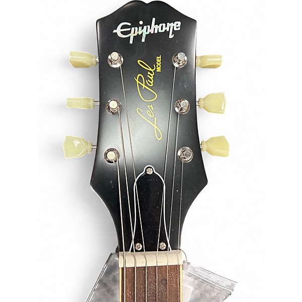 Used Epiphone Limited Edition Les Paul Traditional Pro Amber Solid Body Electric Guitar
