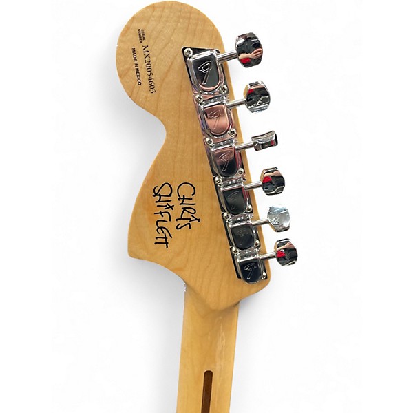 Used Fender Chris Shiflett Telecaster Deluxe Gold Solid Body Electric Guitar