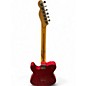 Used Fender Deluxe Nashville Telecaster Candy Apple Red Solid Body Electric Guitar