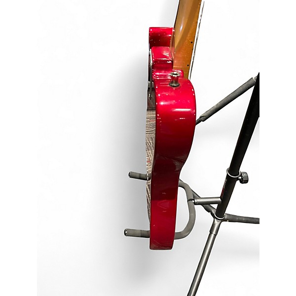 Used Fender Deluxe Nashville Telecaster Candy Apple Red Solid Body Electric Guitar