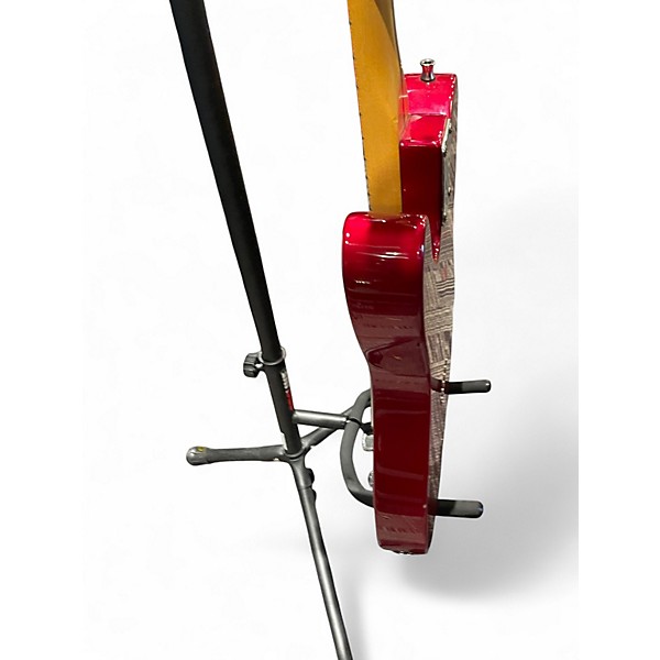 Used Fender Deluxe Nashville Telecaster Candy Apple Red Solid Body Electric Guitar