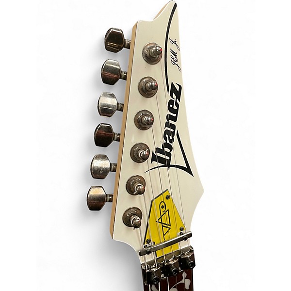 Used Ibanez JEMJR White Solid Body Electric Guitar